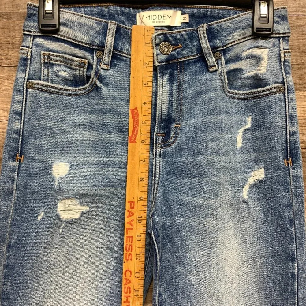 Distressed Blue Jeans - Picture 7 of 15